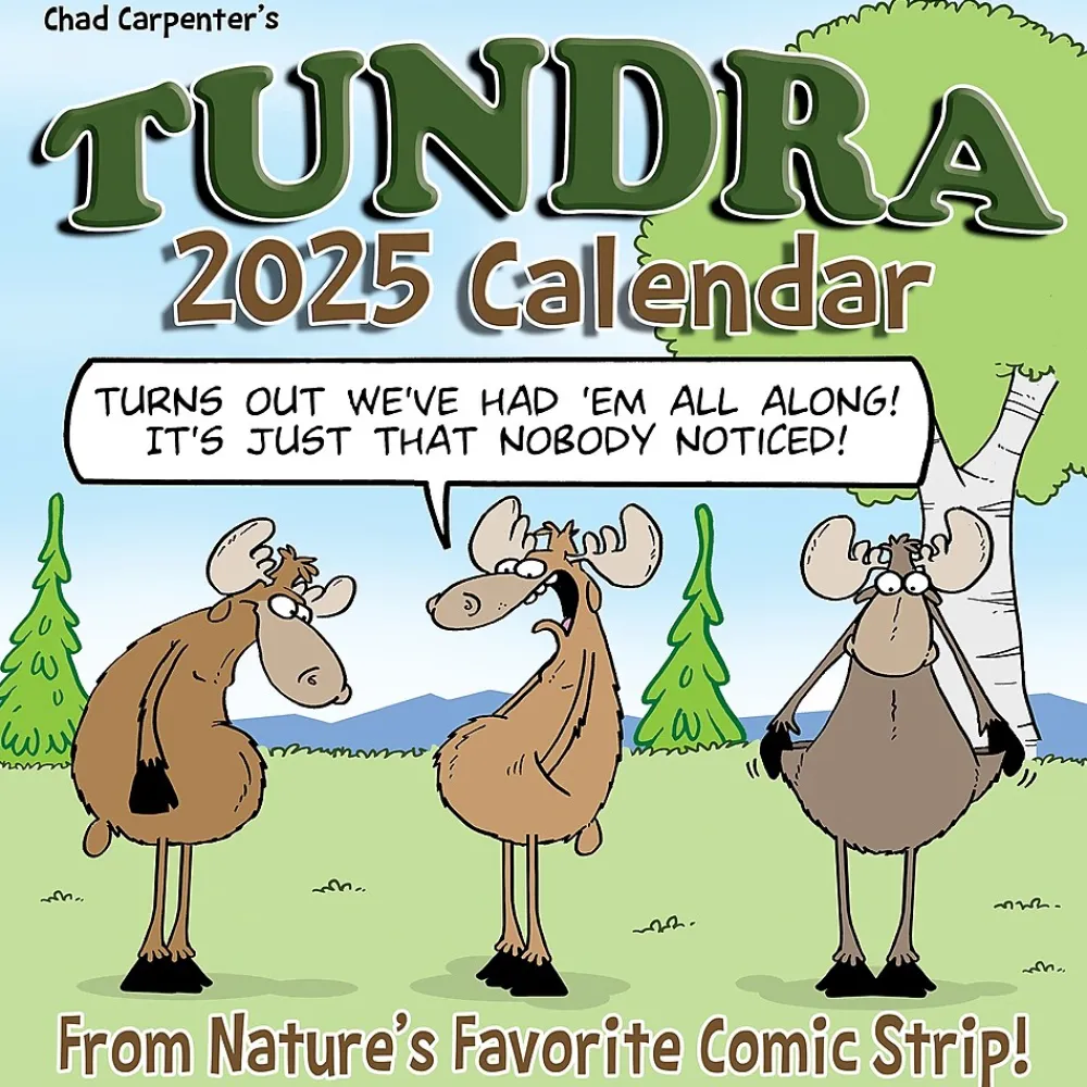 2025 Calendars|Willow Creek 2025 Tundra Comics 12" x 12" Monthly Wall Calendar (45176)