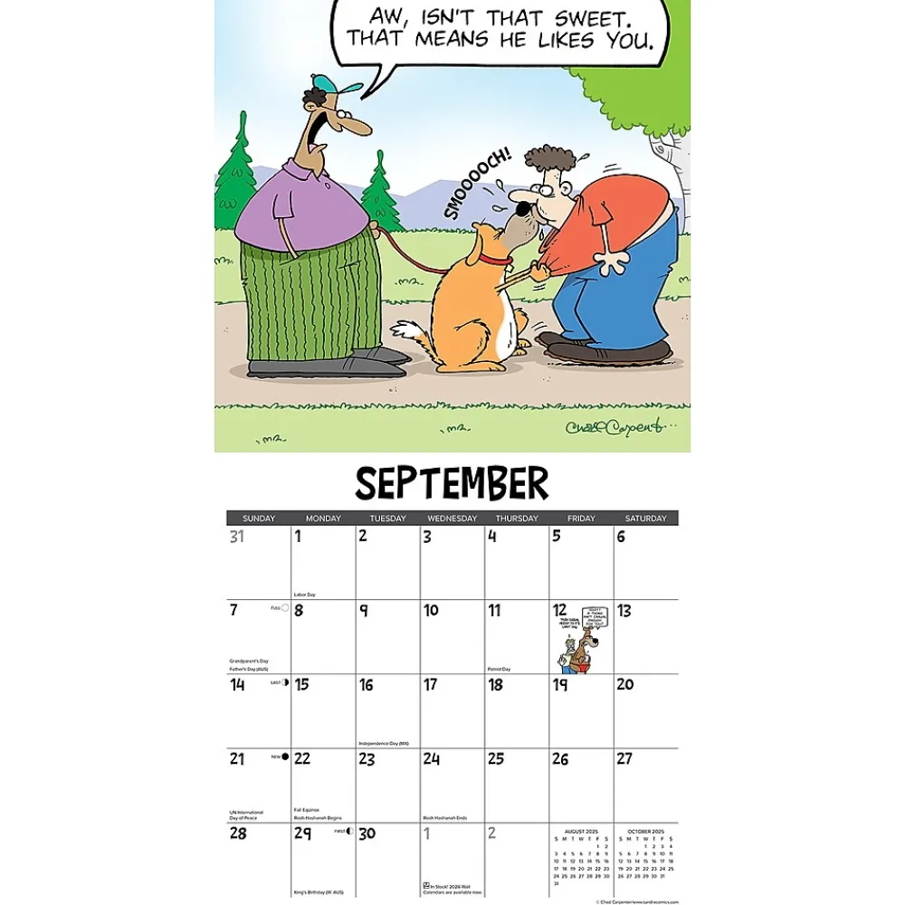 2025 Calendars|Willow Creek 2025 Tundra Comics 12" x 12" Monthly Wall Calendar (45176)