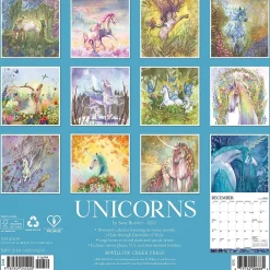 2025 Calendars|Willow Creek 2025 Unicorns 12" x 12" Monthly Wall Calendar (45220)