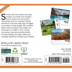 2025 Calendars|Willow Creek 2025 Wanderlust 6" x 5.5" Day-to-Day Calendar (41086)