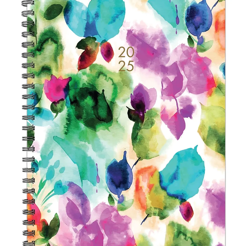 2025 Planners|Willow Creek 2025 Watercolor Garden 8.5" x 11" Weekly Planner Cover (47415)