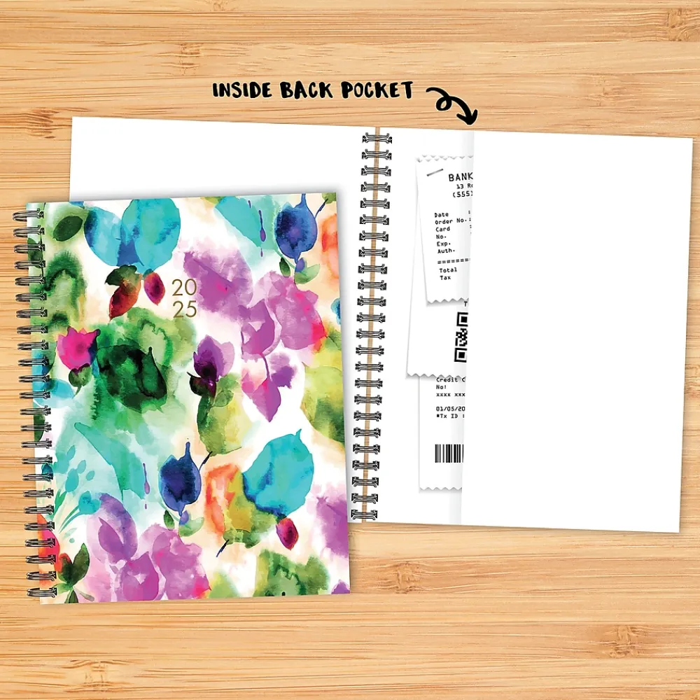 2025 Planners|Willow Creek 2025 Watercolor Garden 8.5" x 11" Weekly Planner Cover (47415)