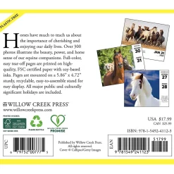 2025 Calendars|Willow Creek 2025 What Horses Teach Us 6" x 5.5" Day-to-Day Calendar (41123)
