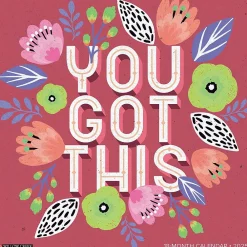 2025 Calendars|Willow Creek 2025 You Got This 12" x 12" Monthly Wall Calendar (45589)