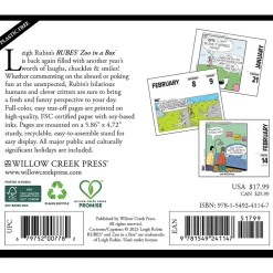 2025 Calendars|Willow Creek 2025 Zoo In A Box 6" x 5.5" Day-to-Day Calendar (41147)