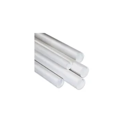 Online Unbranded 3" x 9" - White Mailing Tubes with Cap, 24/Case