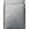 New Partners Brand 10" x 10.5" Cool Shield Self-Sealing Bubble Mailer, 3/16", Silver, 100/Case (INM1010)