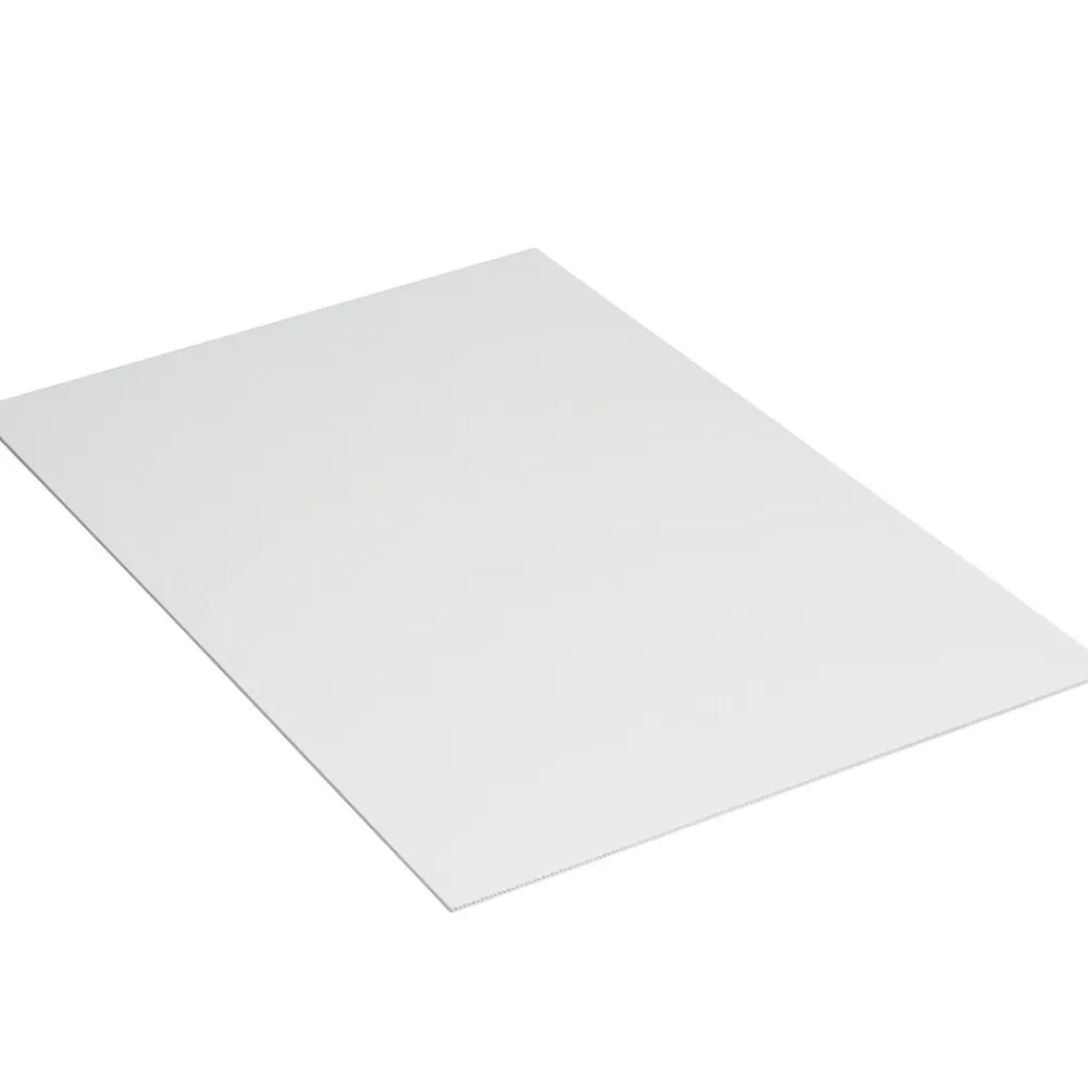 Hot Partners Brand 18" x 24" Corrugated Pad, Single Wall, White, 10/Bundle (PCS2418W)