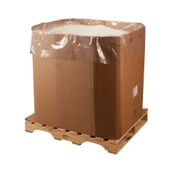 Outlet Laddawn 51" x 97" Gusseted Poly Bags, Bags on a Roll, 3 Mil, Clear, 30/Roll (1817R)