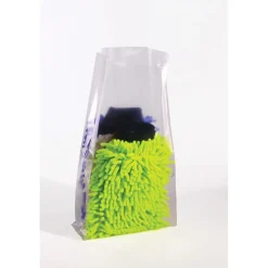 Best SI Products 8" x 18" Gusseted Poly Bags, Bags on a Roll, 2 Mil, Clear, 1000/Roll (1580R)