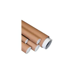 Best Unbranded 4 x 20 Kraft Heavy Duty Mailing Tube, White, 15/Carton (P4020K)