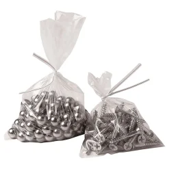 Outlet SI Products 2" x 3" Layflat Poly Bags, 1.5 Mil, Clear, 1000/Carton (5)