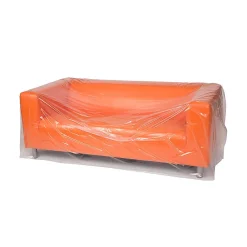 Discount Laddawn 140" x 45" Layflat Poly Bags, Bags on a Roll, 3 Mil, Clear, 35/Roll (3218)