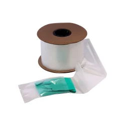 New SI Products 6" x 10" Layflat Poly Bags, Bags on a Roll, 2 Mil, Clear, 1250/Roll (2703)