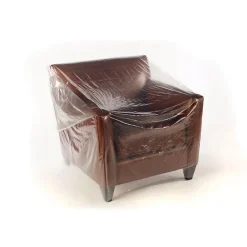 Online SI Products 90" x 45" Layflat Poly Bags, Bags on a Roll, 1 Mil, Clear, 165/Roll (3185)