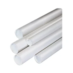 Hot Staples 3" x 24" Mailing Tube, White (H-3639)