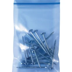 Clearance Partners Brand 3" x 5" Reclosable Poly Bags, 4 Mil, Blue, 1000/Carton (VCIPB35R)