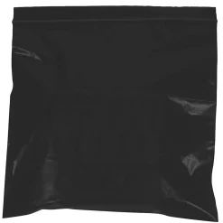 Discount Unbranded 9" x 12" Reclosable Poly Bags, 2 Mil, Black, 1000/Carton (PB3645BK)