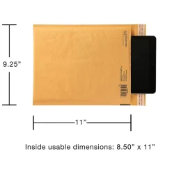 Outlet Staples 9.25 x 11 Self-Sealing Bubble Mailer, #2 (56564)