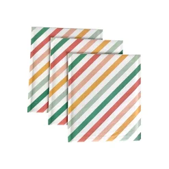 Sale Happy Mail 8.5" x 11" Self-Sealing Padded Bubble Mailer, Multicolor, 3/Pack (246456)