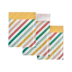 Clearance Happy Mail 6" x 9" Self-Sealing Padded Bubble Mailer, Multicolor, 3/Pack (246453)