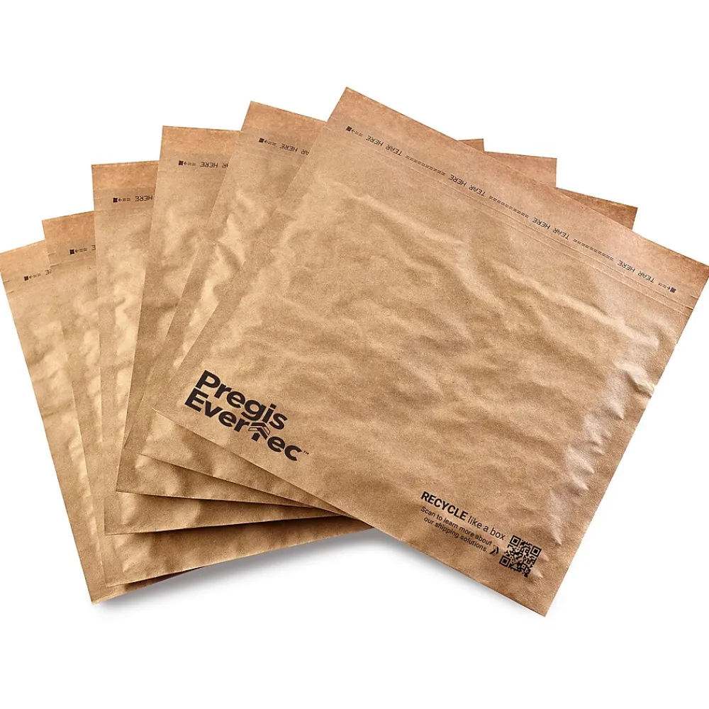 Clearance Pregis 9" x 14" Self-Sealing Padded EverTec Mailer, #4, 25/Carton (4088330)