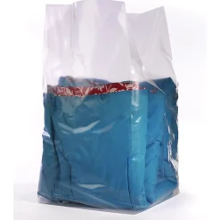 New SI Products 26" x 24" x 60" Gusseted Poly Bags, 2 Mil, Clear, 100/Carton (1648)