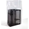 SI Products 8" x 4" x 18" Gusseted Poly Bags, 3 Mil, Clear, 1000/Carton (1710)