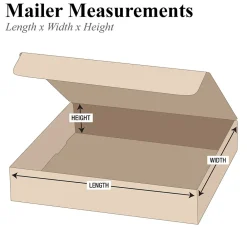 Sale Partners Brand 14" x 10" x 2" Literature Mailers, 50/Bundle (ML14102K)