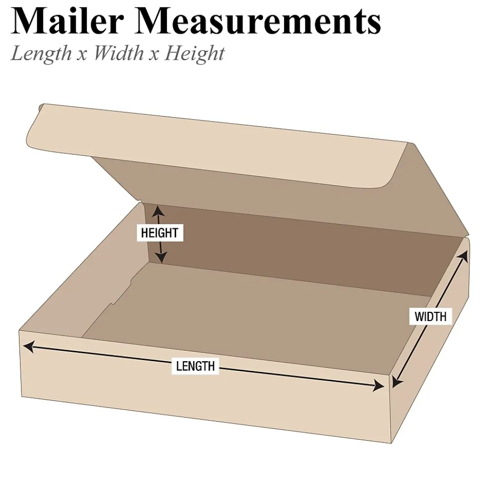 Sale Partners Brand 14" x 10" x 2" Literature Mailers, 50/Bundle (ML14102K)