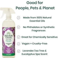 Natural All-Purpose Cleaner, Lavender Spa Scent, 25 Fl Oz., 6/Carton (AG27-ST-6)<Absolute Green Outlet
