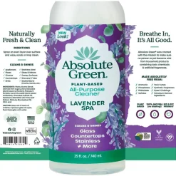 Natural All-Purpose Cleaner, Lavender Spa Scent, 25 Fl Oz., 6/Carton (AG27-ST-6)<Absolute Green Outlet