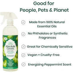 Natural All-Purpose Cleaner, Peppermint Scent, 25 Fl Oz., 6/Carton (AG14-ST-6)<Absolute Green Clearance