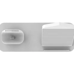 3-in-1 Fast-Wireless Wireless Charging Station for iPhone, Android, Apple Watch and AirPods, White (D233B-001F)<Accell Outlet