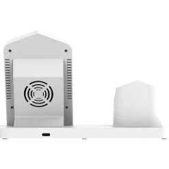 3-in-1 Fast-Wireless Wireless Charging Station for iPhone, Android, Apple Watch and AirPods, White (D233B-001F)<Accell Outlet