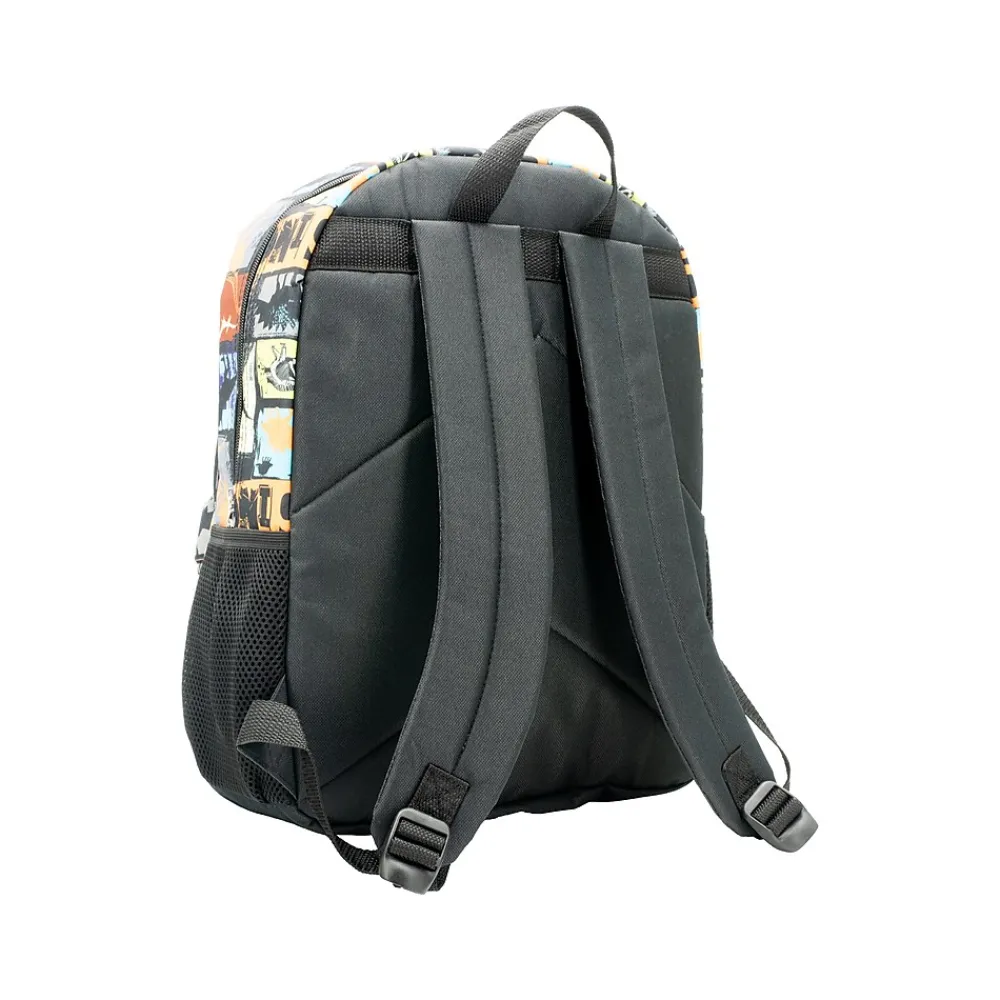 Accessory Innovations Kids' Boy's Life Dino Laptop Backpack, Medium, Multicolor (B24GC58197-ST)