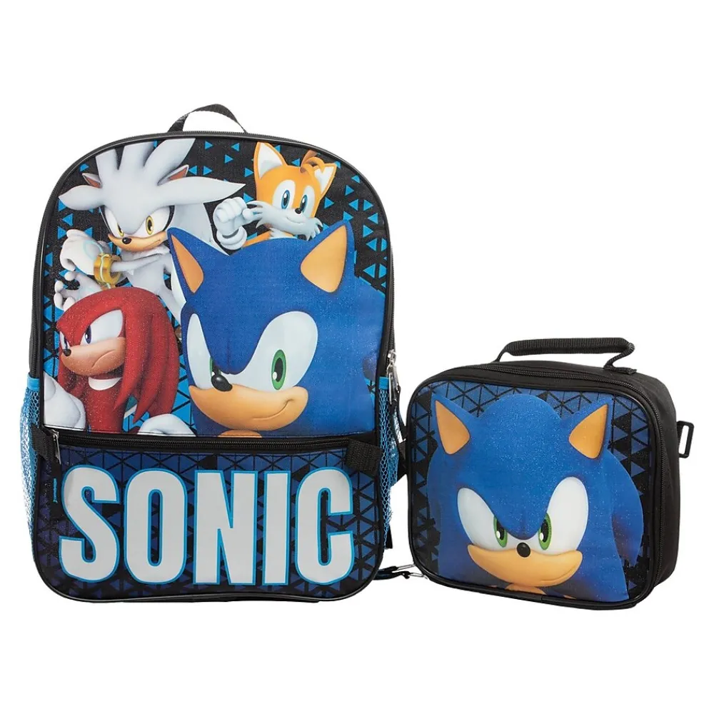 Accessory Innovations Sonic the Hedgehog Backpack Set, Multicolor (B22SH54175-ST)