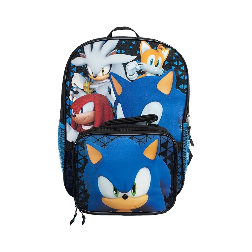 Accessory Innovations Sonic the Hedgehog Backpack Set, Multicolor (B22SH54175-ST)