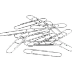 Clips & Fasteners|ACCO Recycled Paper Clips, Jumbo, Silver, 100/Box, 10 Boxes/Pack (A7072525)
