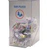 Accuform Plastic PPE Small Ear Plug Dispenser with Hinged Lid, Clear Plastic, HDH104 (HDH104)