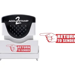 Stamps & Stamp Pads|Accu-Stamp 2 Pre-Inked Stamp, "Return to Sender", Red Ink (035631)
