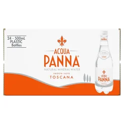 Acqua Panna Natural Spring Water, 16.9 fl oz. Plastic Bottles, 24/Carton (12117620)