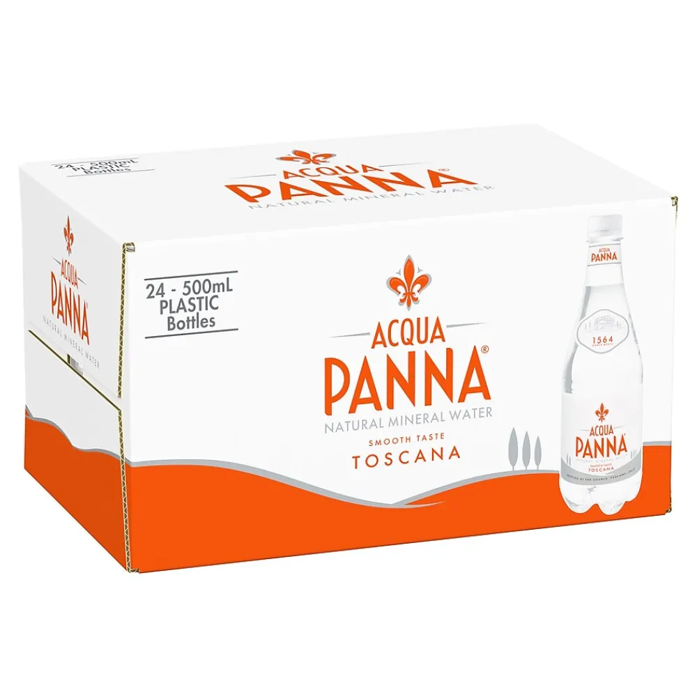Acqua Panna Natural Spring Water, 16.9 fl oz. Plastic Bottles, 24/Carton (12117620)