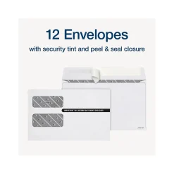 Tax Forms*Adams 2024 1099-INT Tax Form with Self-Seal Envelope, 4-Part, 2-Up, Copy A, 1, B, 2, 12/Pack