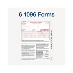 Tax Forms*Adams 2024 1099-MISC Tax Form with e-files and Access to Tax Forms Helper, 4-Part, 2-Up, Copy A, 1, B, 2, 50/Pack