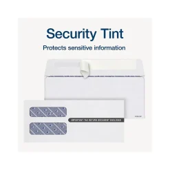 Clearance Adams 2024 Self-Seal Security-Tinted Double-Window 1099 Tax Envelope, 8.75