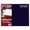Accounting & Record Journals*Adams ® Check, Payment and Deposit Register Journal, Ruled, Blue (AFR60)