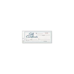 Business Forms*Adams ® Gift Certificates, Two Color Design, 25/Pack (GFTC1)