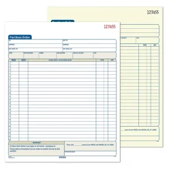 Business Forms*Adams 2-Part Carbonless Purchase Order, 8 3/8" x 11 7/16", 50 Sets/Book (DC8131)
