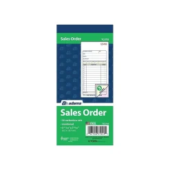 Business Forms*Adams 3-Part Carbonless Sales Orders, 7.19